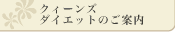 �N�B�[���Y�_�C�G�b�g�̂��ē�